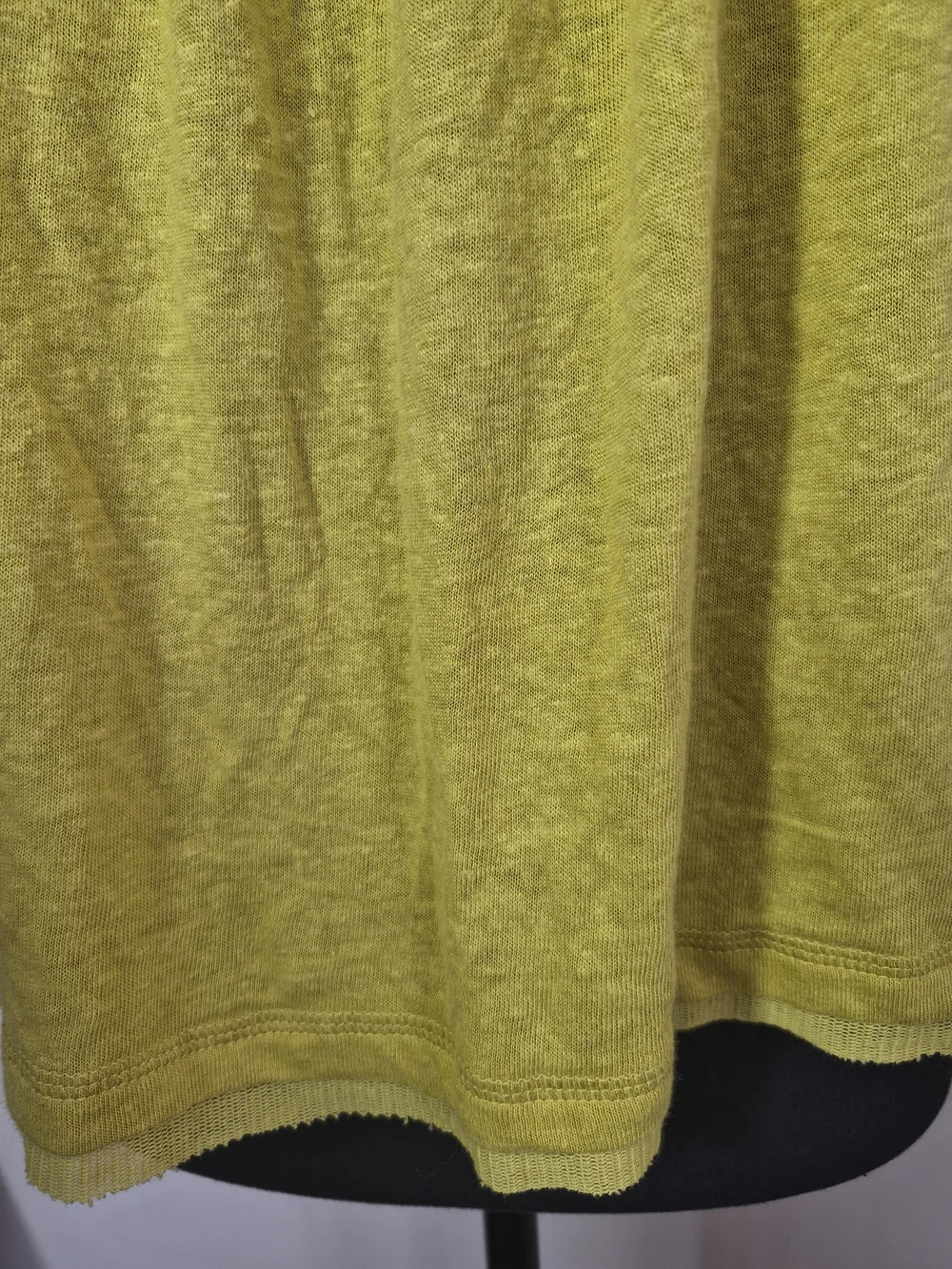 Free People Mustard Yellow Flutter-Sleeve Top